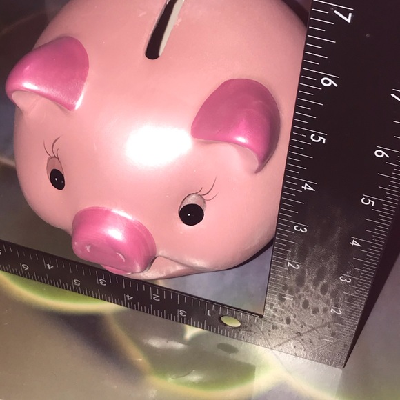 New Pink Ceramic 🐷Pink Pig Piggy Bank - Picture 15 of 16